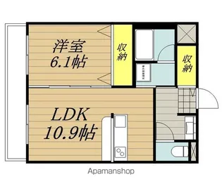 セピア【1階】の間取り